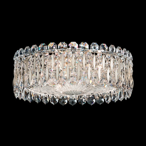 Schonbek Sarella 3 Light Crystal Flush Mount